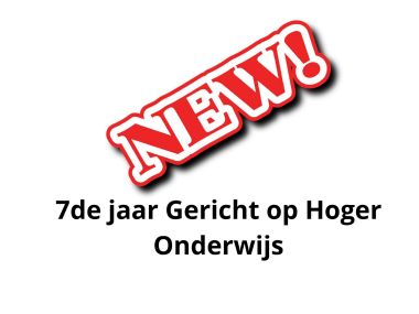 Nieuwe studierichting 7de jaar gericht op hoger onderwijs